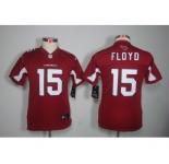 nike youth nfl jerseys arizona cardinals #15 floyd red[nike]