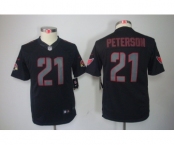 nike youth nfl jerseys arizona cardinals #21 peterson black[nike impact limited]