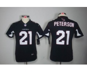nike youth nfl jerseys arizona cardinals #21 peterson black[nike]