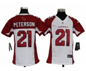nike youth nfl jerseys arizona cardinals #21 peterson white[nike]