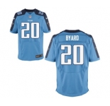Men's Nike Tennessee Titans #20 Kevin Byard Elite Light Blue Team Color NFL Jersey