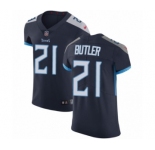 Men's Nike Tennessee Titans #21 Malcolm Butler Navy Blue Team Color Vapor Untouchable Elite Player NFL Jersey