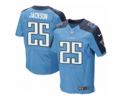 Men's Nike Tennessee Titans #25 Adoree' Jackson Elite Light Blue Team Color NFL Jersey