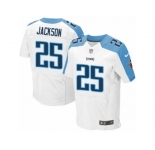 Men's Nike Tennessee Titans #25 Adoree' Jackson Elite White NFL Jersey