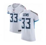 Men's Nike Tennessee Titans #33 Dion Lewis White Vapor Untouchable Elite Player NFL Jersey