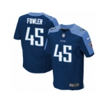 Men's Nike Tennessee Titans #45 Jalston Fowler Elite Navy Blue Alternate NFL Jersey