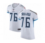 Men's Nike Tennessee Titans #76 Xavier Su'a-Filo White Vapor Untouchable Elite Player NFL Jersey