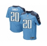 Nike Tennessee Titans #20 Bishop Sankey Light Blue Jerseys(Elite)