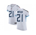 Nike Tennessee Titans #21 Malcolm Butler White Men Stitched NFL Vapor Untouchable Elite Jersey