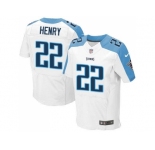Nike Tennessee Titans #22 Derrick Henry White Men's Stitched NFL Elite Jersey