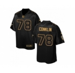 Nike Tennessee Titans #78 Jack Conklin Black Men's Stitched NFL Elite Pro Line Gold Collection Jersey