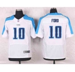nike nfl jerseys tennessee titans #10 ford white[Elite][ford]