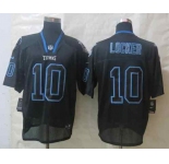nike nfl jerseys tennessee titans #10 jake locker black[Elite lights out]