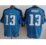 nike nfl jerseys tennessee titans #13 wright blue[Elite]