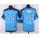 nike nfl jerseys tennessee titans #14 nicks lt.blue[Elite]