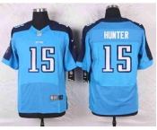 nike nfl jerseys tennessee titans #15 hunter lt.blue[Elite]