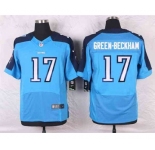 nike nfl jerseys tennessee titans #17 green-beckham lt.blue[Elite]