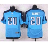 nike nfl jerseys tennessee titans #20 sankey lt.blue[Elite]