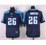 nike nfl jerseys tennessee titans #26 andrews blue[Elite]
