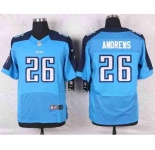 nike nfl jerseys tennessee titans #26 andrews lt.blue[Elite]