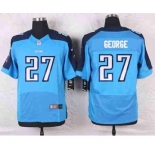 nike nfl jerseys tennessee titans #27 george lt.blue[Elite]