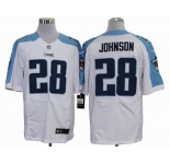 nike nfl jerseys tennessee titans #28 chris johnson white[elite]