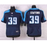 nike nfl jerseys tennessee titans #39 stafford blue[Elite]