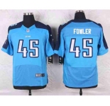 nike nfl jerseys tennessee titans #45 fowler lt.blue[Elite]