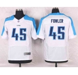 nike nfl jerseys tennessee titans #45 fowler white[Elite]