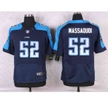 nike nfl jerseys tennessee titans #52 massaquoi blue[Elite]