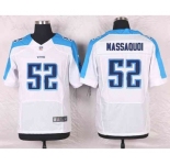 nike nfl jerseys tennessee titans #52 massaquoi white[Elite]