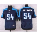 nike nfl jerseys tennessee titans #54 williamson blue[Elite]