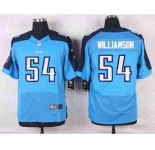 nike nfl jerseys tennessee titans #54 williamson lt.blue[Elite]