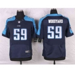 nike nfl jerseys tennessee titans #59 woodyard blue[Elite]