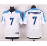 nike nfl jerseys tennessee titans #7 mettenberge white[Elite]