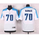 nike nfl jerseys tennessee titans #70 warmack white[Elite]