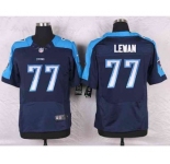 nike nfl jerseys tennessee titans #77 lewan blue[Elite]