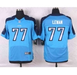 nike nfl jerseys tennessee titans #77 lewan lt.blue[Elite]