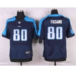 nike nfl jerseys tennessee titans #80 fasano blue[Elite]