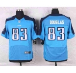 nike nfl jerseys tennessee titans #83 douglas lt.blue[Elite]