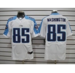 nike nfl jerseys tennessee titans #85 washington white[Elite]