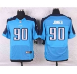 nike nfl jerseys tennessee titans #90 jones lt.blue[Elite]