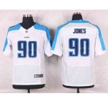 nike nfl jerseys tennessee titans #90 jones white[Elite]