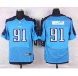 nike nfl jerseys tennessee titans #91 morgan lt.blue[Elite]