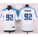 nike nfl jerseys tennessee titans #92 pitoitua white[Elite][pitoitua]