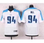 nike nfl jerseys tennessee titans #94 hill white[Elite]