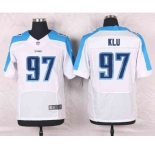 nike nfl jerseys tennessee titans #97 klu white[Elite]