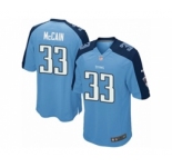 Men's Nike Tennessee Titans #33 Brice McCain Game Light Blue Team Color NFL Jersey