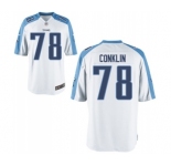 Men's Nike Tennessee Titans #78 Jack Conklin Game White NFL Jersey