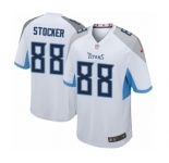 Men's Nike Tennessee Titans #88 Luke Stocker Game White NFL Jersey